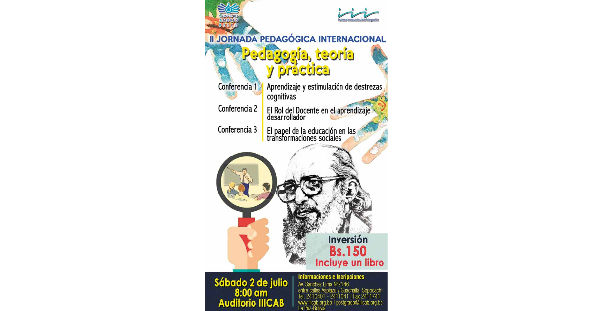 II Jornada Pedagógica Internacional – Pedagogía, teoría y práctica